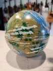 Lego Star Wars Cylinder Hemisphere Endor (98107pb03) Green Blue and White Planet