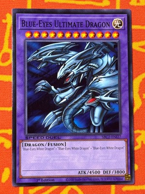 YUGIOH BLUE-EYES ULTIMATE DRAGON COMMON 1ST EXC SBC2-ENI27 SPEED DUEL US IMPORT