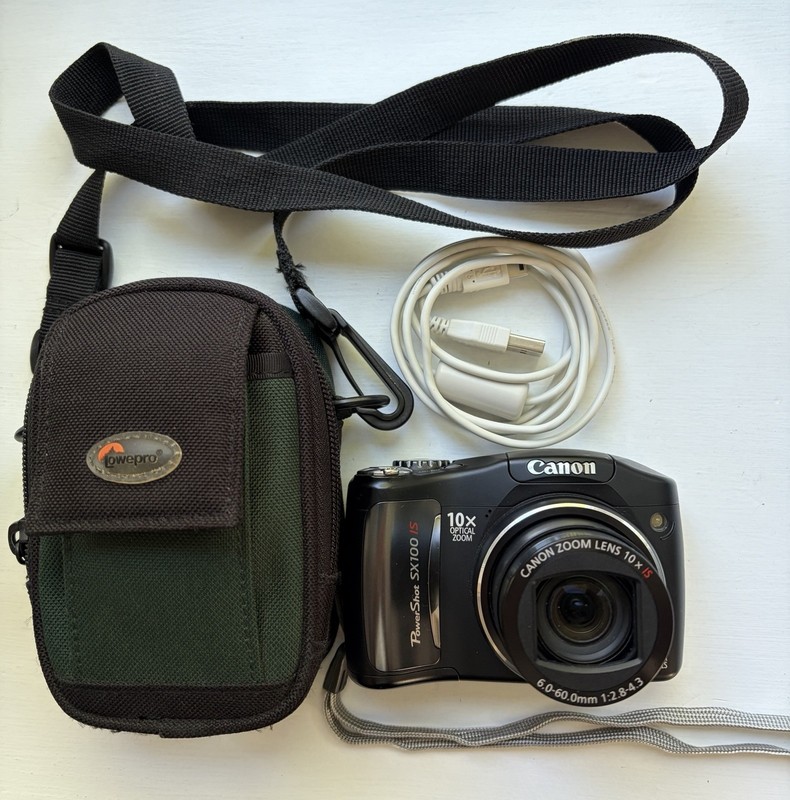 Canon PowerShot SX100 IS 8MP Digital Camera 10x Zoom Tested