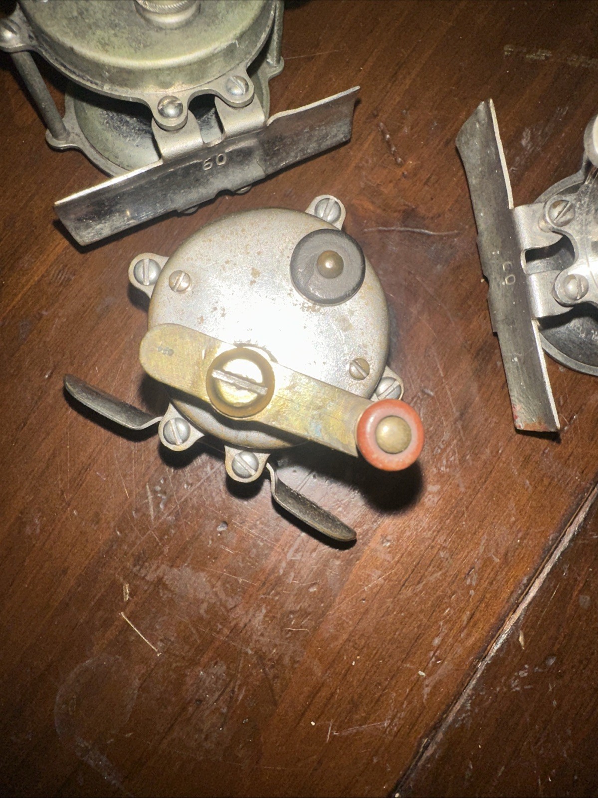 Vtg. Fishing Reels “Hendrix” And Unknown Reels Complete Good Condition