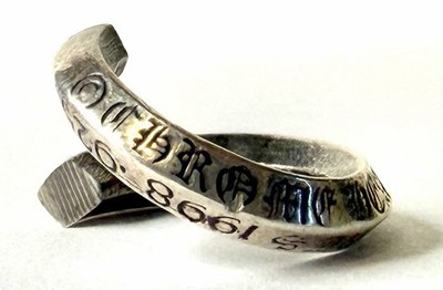 Sprungring Chrom Herzen 1998 Sterlingsilber. Wie Ist.