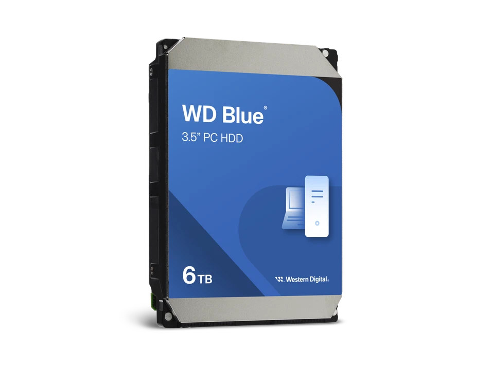 WD Blue 6TB Desktop Hard Disk Drive - 5400 RPM SATA 6Gb/s 256MB Cache 3.5 Inch - - Image 2 of 4