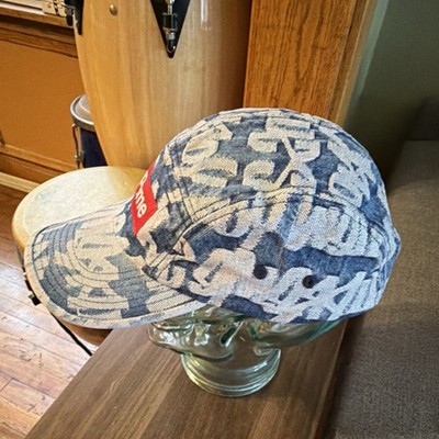 Supreme fat tip jacquard denim camp cap | eBay