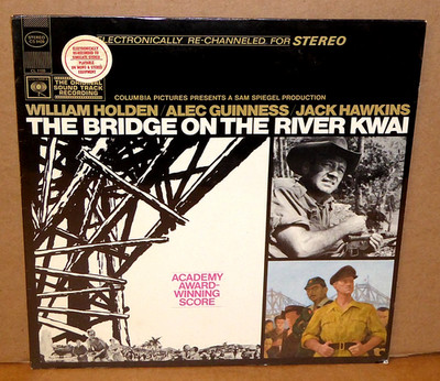 The Bridge On the River Kwai SEALED vinyl LP William Holden Colonel Bogey March
