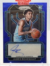 James Bouknight 2021-22 Prizm Rookie Signatures Prizms Blue Wave #RS-JBO AU