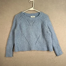 Isabel Marant Etoile Blue Shields Sweater Womens Size 40 Blue Alpaca Wool Blend