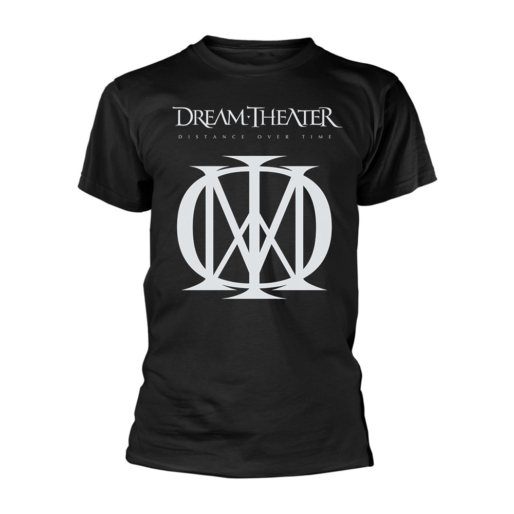 DREAM THEATER - DISTANCE OVER TIME (LOGO) BLACK T-Shirt, Front - Back Print X-La
