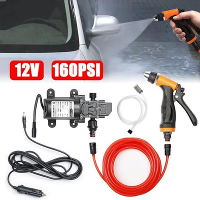 #ad 12V High Pressure Self Priming Electric Car Portable Wash Washer Kit Water Pump $26.98