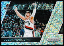 2017-18 Panini Prizm Get Hyped! Mojo Prizm #GH-JN Jusuf Nurkic #d 10/25