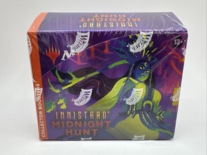 mtg midnight hunt collector booster box Magic: The Gathering Innistrad: Art cards Midnight Hunt Draft Booster Box