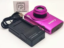 Canon IXY 610F Pink PowerShot Digital Camera w/ Box Manual Charger - Japan Used