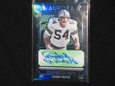 RANDY WHITE  2020 PANINI OBSIDIAN  aurora #26/50  AUTO card  DALLAS COWBOYS