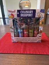 Paszport kulinarny limitowana edycja gorących sosów 5 butelek po 3 uncje każdy