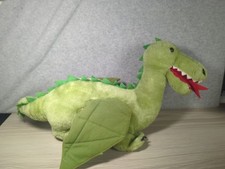 VINTAGE 1980 R DAKIN LARGE 34" GREEN PLUSH DRAGON TOY
