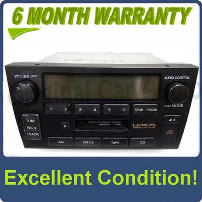 LEXUS GS300 GS400 GS430 Radio Tape Player Standard Sound System P1708 1998  2002