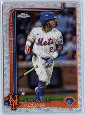 2025 Topps Chrome Logofractor Luisangel Acuña #56 New York Mets
