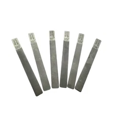 6 Piece Guitar Nut File Set for Fret Crowning and Slotting Luthier Tool Kit