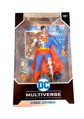 MCFARLANE DC MULTIVERSE CYBORG SUPERMAN REVENGE OF THE GREEN LANTERNS 7'' FIGURE