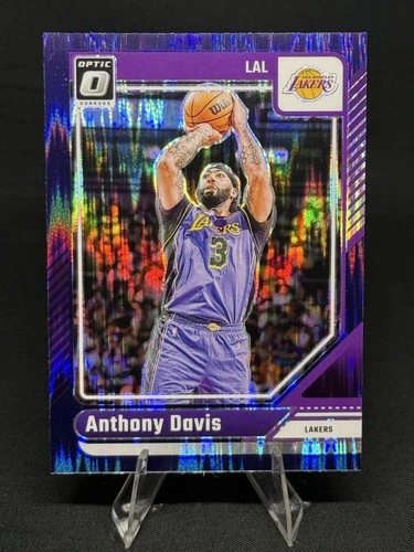 2024 Donruss Optic Anthony Davis #207 Purple Shock Prizm (COLOR MATCH) - Lakers