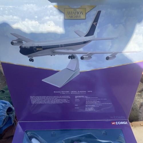 Boeing 707-336 BOAC G-AXGW 1970 Limited Edition Diecast Model - Picture 5 of 7