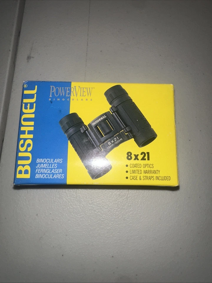 Binoculares Bushnell PowerView 8X21 (caja abierta, nuevos) Foto 2 de 4