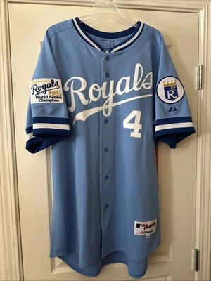 Majestic Kansas City Royals MLB Jerseys for sale | eBay