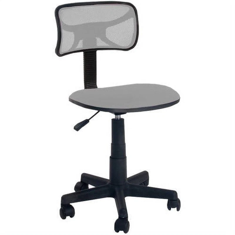 Adjustable Task Chair Swivel Mesh Cushioned Support Perfect Small Spaces New - Image 2 of 4
