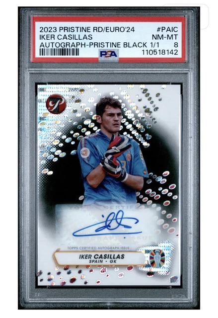 2023 Topps Pristine Road to UEFA Euro 2024 - Autographs Iker Casillas 1/1