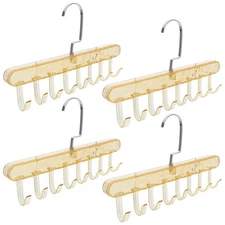 4PCS Bra Hanger for Closet - Tank - Stainless Steel 8 Hooks Space