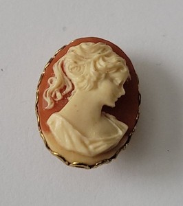 Vintage Cameo Button Cover