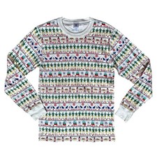 Hanna Andersson Adult Elf the Movie Long John Pajama Top Size Medium