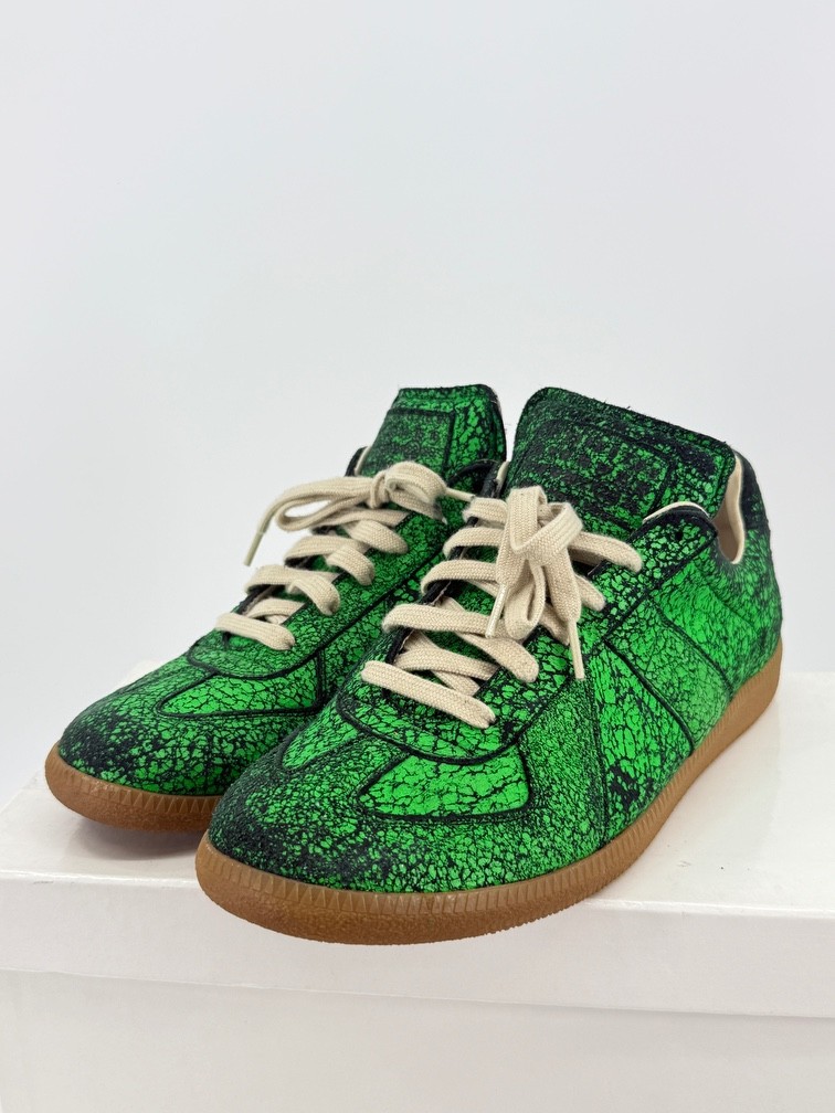 Maison Margiela GAT Low Cracked Paint size 43 (US10) made in Italy