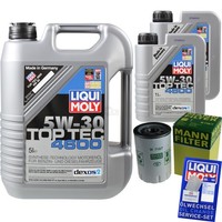 Mann Inspektionspaket 7L Liqui Moly Top Tec 5W-30 FüR Jaguar XK8 Convertible 4.0