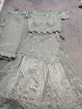 Lhenga Choli Bollywood Indian Party Wear Wedding Lens