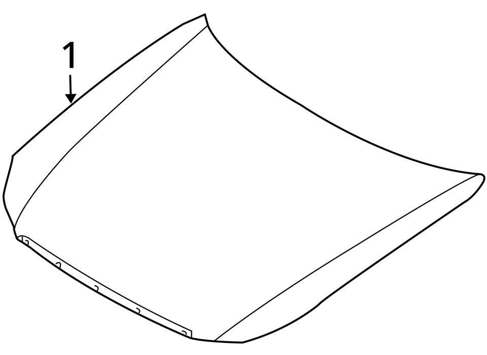 Hood Panel Ivory Pearl QX1 Fits 06-10 INFINITI M35 835559 Foto 3 de 4