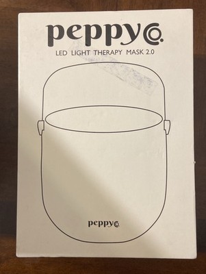 Peppy LED Red Light Therapy Anti-Aging Face Mask open box tested 