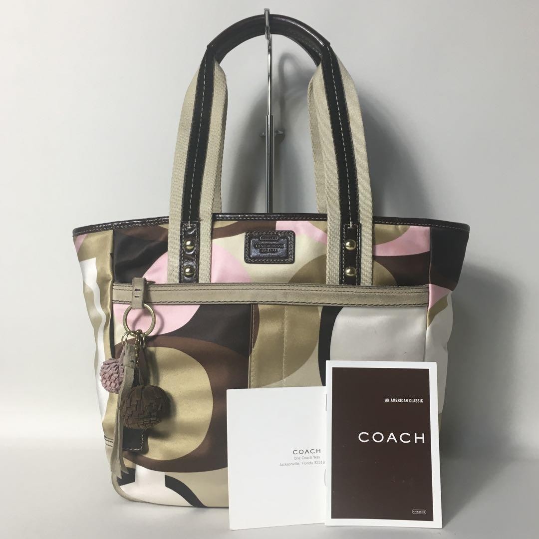 Coach Signature PVC Tote Bag in Multicolor Style G06091312 Authentic