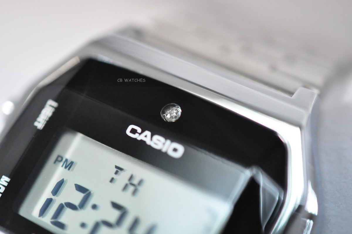 カシオ ダイヤモンド A159WAD A159WAD-1 Casio Men's Diamond Series Watch Stainless Steel