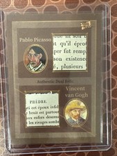 2025 Pieces of the Past 10 Year Edition Picasso Van Gogh DUAL DOCUMENT RELIC