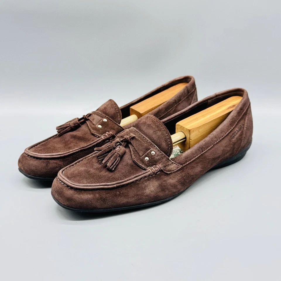Sebago Shoes Womens 8.5 Brown Suede Tassel Loafer Slip On Moc Toe Casual Comfort - Image 2 of 4