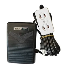 Sewing Machine Foot Control Pedal with Cord (110/120V), Light + Motor Block #...