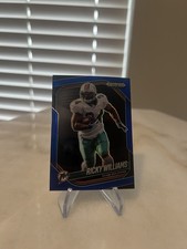 Panini 2025 Prizm Black Ricky Williams Blue Prizm #84 /199 Miami Dolphins NFL