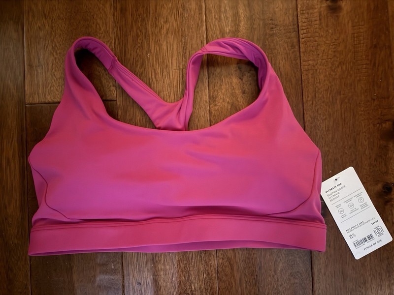 Athleta Pink Fuschia Ultimate Bra XL A-C NWT
