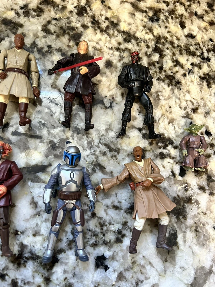 Star Wars Vintage Clone Wars Película Jedi Legacy Figura de Acción Lote Mixto 3.75" Foto 4 de 4