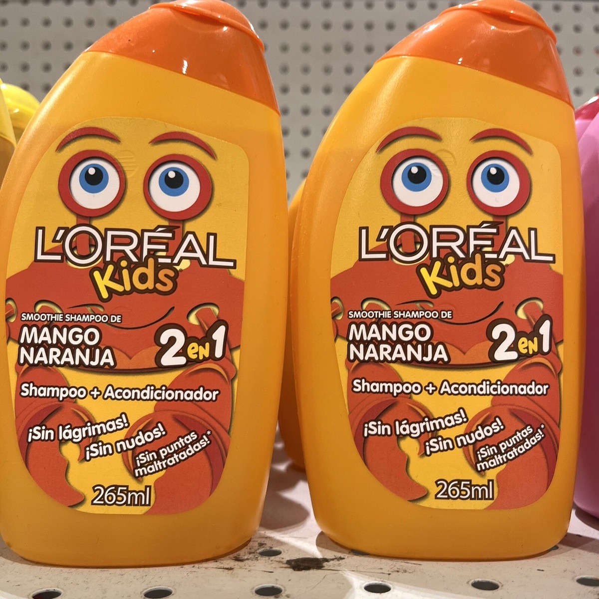 4X L'Oreal Kids Orange Mango Kids Shampoo + Conditioner 2 in