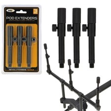 Bankstick Buzz Bar Rod Pod Extenders Set of 3 adds extra 4.5" - 7" Carp Fishing