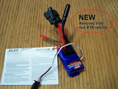 Fits Traxxas 1/16 Summit XL2.5 Waterproof Brushed ESC LED Power Tap LVD E-Revo