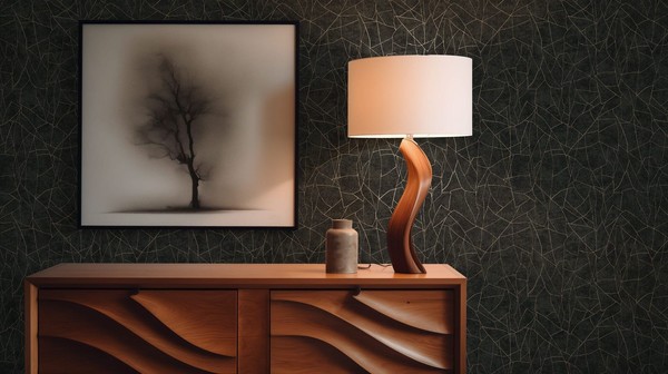 Vliestapete Linien Muster Struktur Schwarz Gold Metallic 39934-4 (2,72€/1Qm)-image