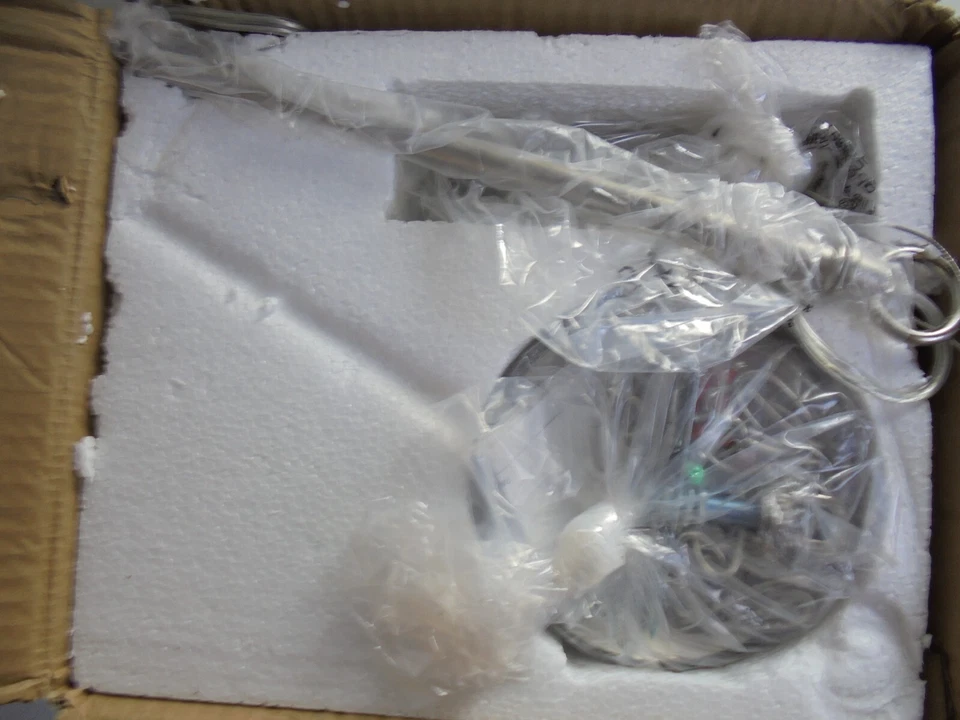 Progress Light Gather Collection 3-Light Brushed Nickel Etched Glass Chandelier - Image 3 of 3