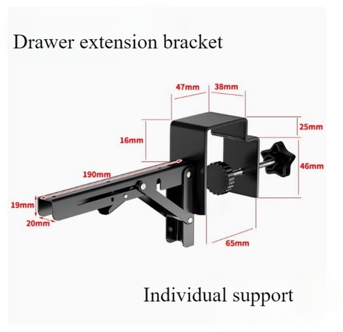 Foldable Stand Desk Expansion Arm Keyboard Hand Supports Desktop Desk Expansion - 第 15/22 張圖片